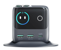 JoyRoom Podix Stacja zasilania USB C 140W LCD GaN 3xUSB-C 2xUSB-A - 1474905 - zdjęcie 5